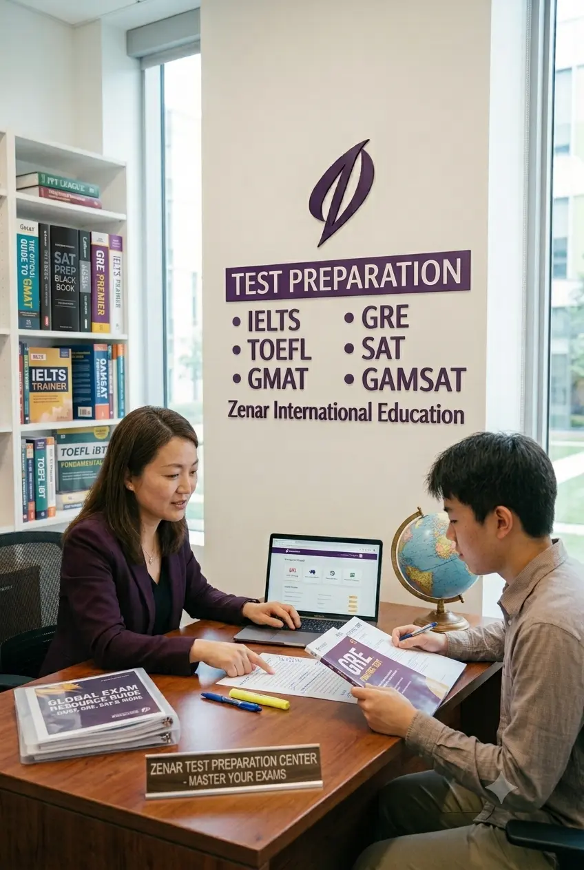 Student receiving personalised university admissions consulting from Zenar International Education
